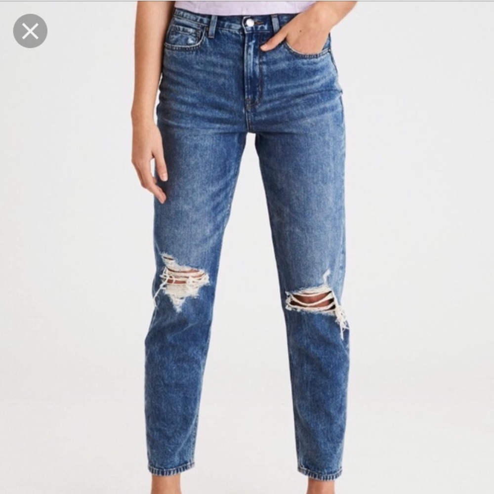 American Eagle mom jeans